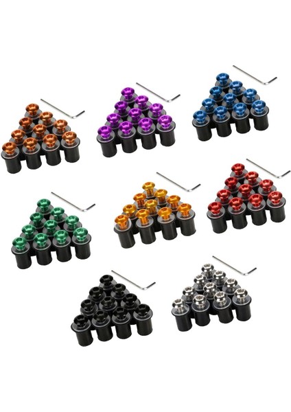 10X Motosiklet Ön Cam Ön I Takımı Rondelalar M5 Turuncu (Yurt Dışından) fırsatları