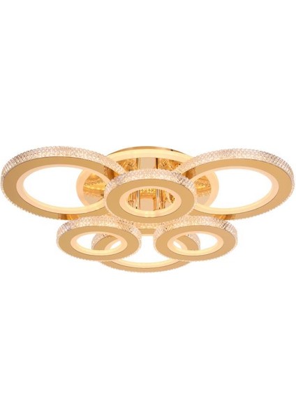 T001-6 Sarı Dimmer Kumandalı LED Avize fiyatları