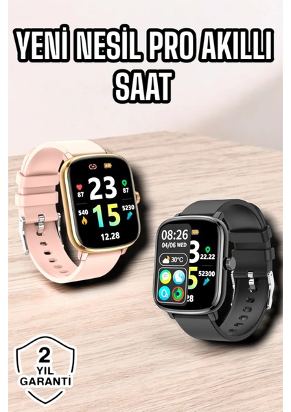 Yeni Nesil Akıllı Saat Arama Bildirimleri, Uyku & Kalp Atış Takibi