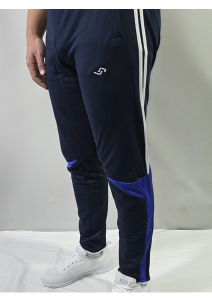 Erkek Pamuklu 2 Iplik Slim Fit Fermuarlı Paça Eşofman Altı