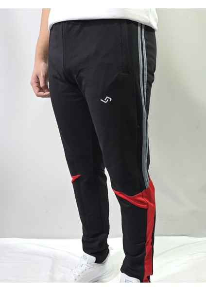 Erkek Pamuklu 2 Iplik Slim Fit Fermuarlı Paça Eşofman Altı