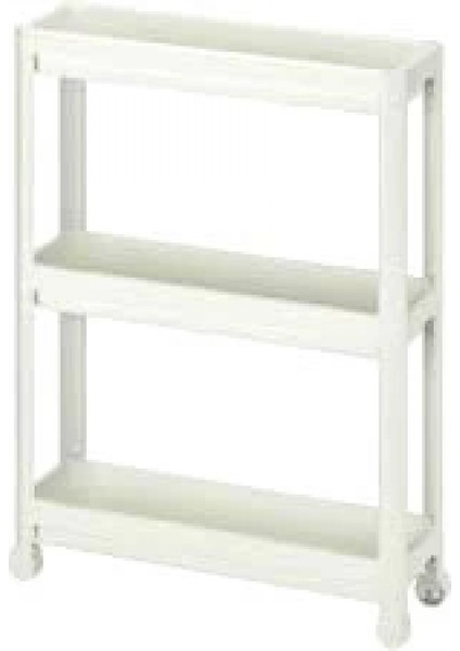 Beyaz Çok Amaçlı Katlı Raf Ünitesi (K95)