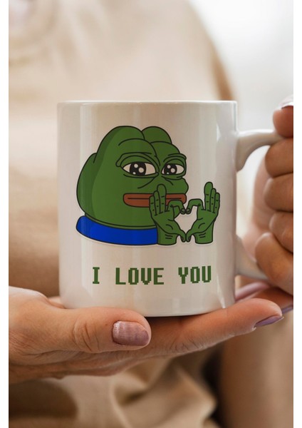 I Love You Kişiye Özel Baskılı Kupa Bardak