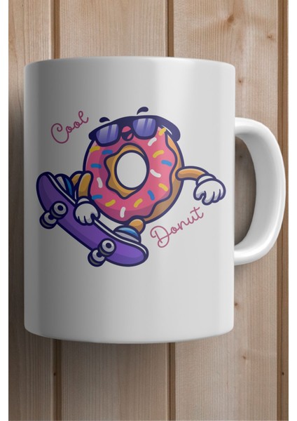 Donut Yılbaşı Hediyesi Kişiye Özel Kupa Bardak fiyatları