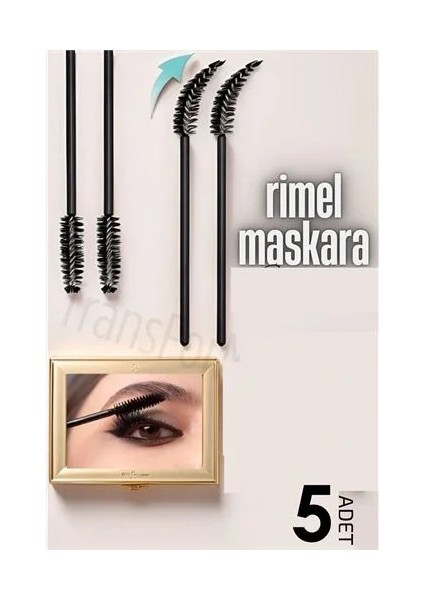 Rimel Maskara Fırçası Esnek 5 Adet