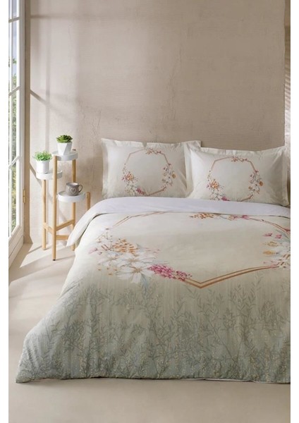 Sinerjim Çift Kişilik Ranforce Nevresim Takımı Candidum Krem modelleri