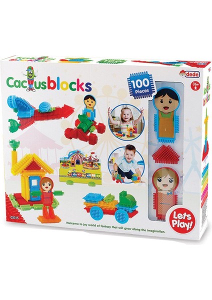 03315 Dede Kaktüs Blokları 100 Parça