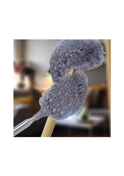 cm Teleskopik Uzatılabilir Mikrofiber Yumuşak Başlıklı Gri Toz Alma Fırçası Toz Püskülü modelleri