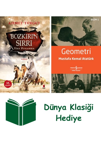 Bozkırın Sırrı + Geometri + Dünya Klasiği Hediye