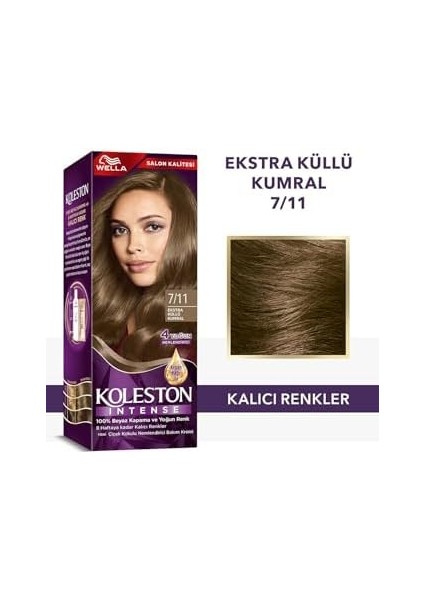 Koleston Intense 7-11 Ekstra Küllü Kumral Saç Boyası modelleri