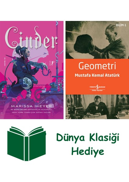 Cinder + Geometri + Dünya Klasiği Hediye