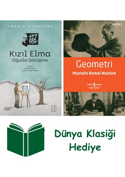 Kızıl Elma + Geometri + Dünya Klasiği Hediye