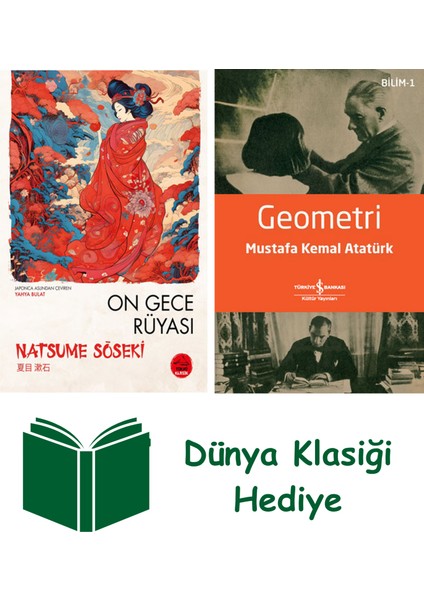 On Gece Rüyası + Geometri + Dünya Klasiği Hediye
