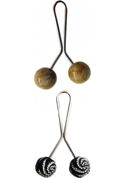 2 Adet Tesettür Eşarp ve Şal Klipsi Set 11