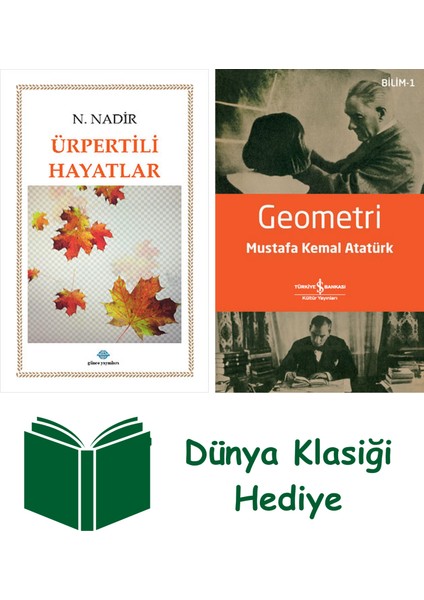 Ürpertili Hayatlar + Geometri + Dünya Klasiği Hediye