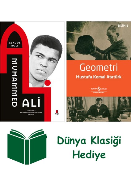Muhammed Ali + Geometri + Dünya Klasiği Hediye