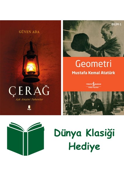 Çerağ + Geometri + Dünya Klasiği Hediye