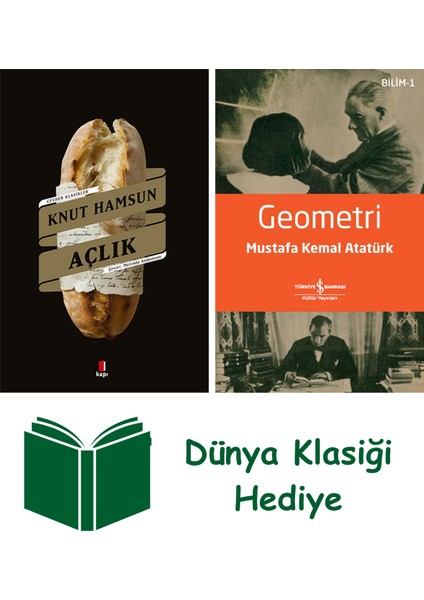 Açlık + Geometri + Dünya Klasiği Hediye