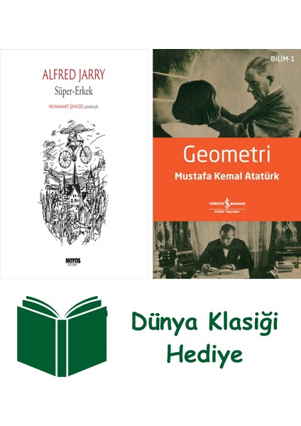 Süper - Erkek + Geometri + Dünya Klasiği Hediye