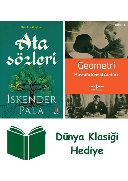 Atasözleri + Geometri + Dünya Klasiği Hediye