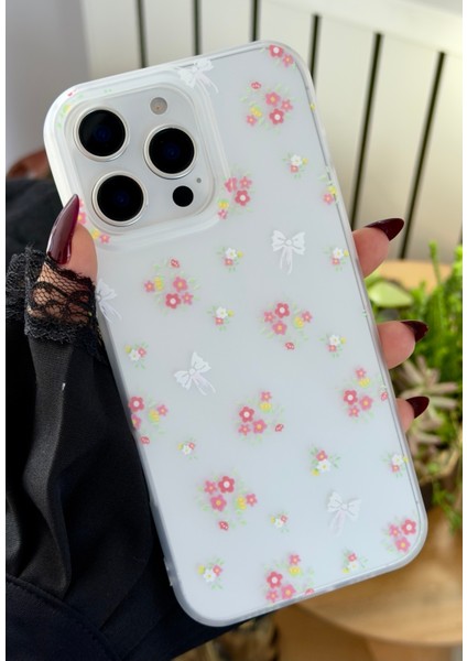 Iphone 14 Promax Uyumlu Parmak Izi Bırakmaz Baskılı Mat Şeffaf Kılıf