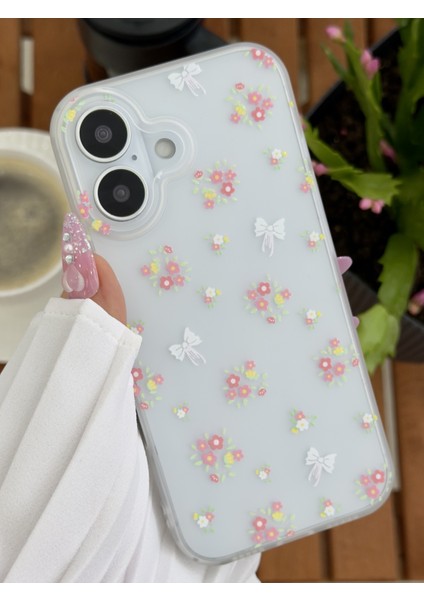 Iphone 17 Uyumlu Darbe Önleyici Mat Şeffaf Baskılı Silikon Kılıf