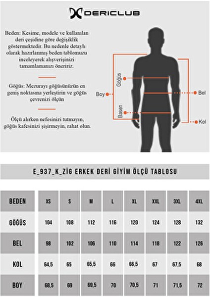 Deri Erkek Mont Günlük Kullanım İçin Şık Siyah E-937/K Modeli