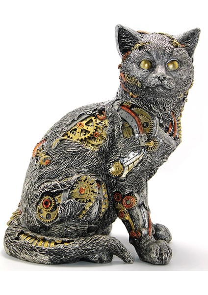 Steampunk Polyester Kedi Figürü Alk2455 fiyatları