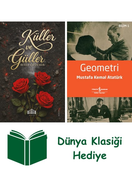 Küller ve Güller + Geometri + Dünya Klasiği Hediye