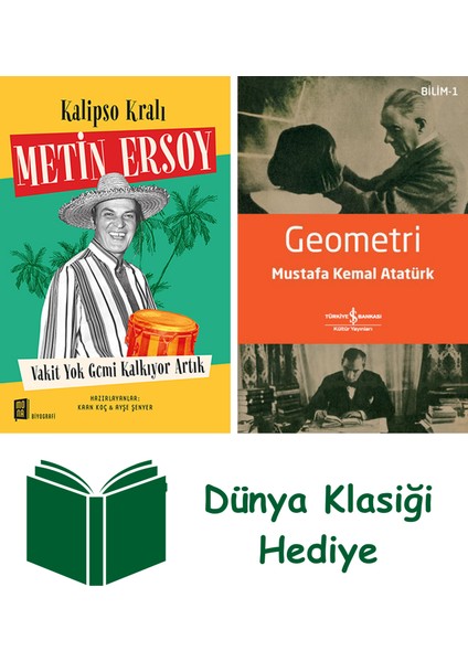 Kalipso Kralı Metin Ersoy + Geometri + Dünya Klasiği Hediye