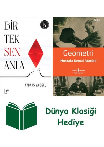 Bir Tek Sen Anla + Geometri + Dünya Klasiği Hediye