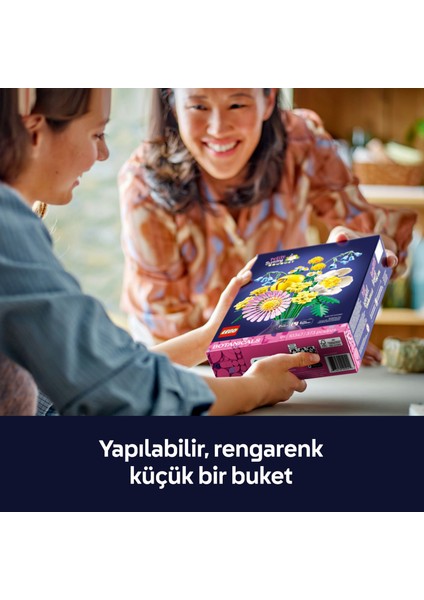 ® Botanicals Küçük Sarı Buket 10347 - 9 Yaş & Üzeri Çocuklar için Çiçek Model Yapım Seti (373 Parça)