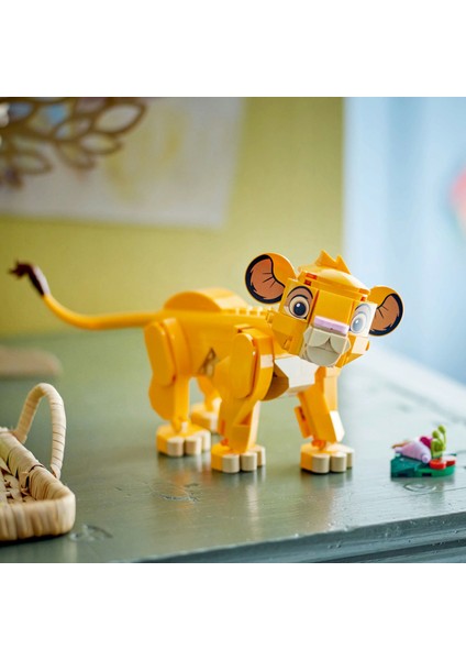 ® │ Disney Yavru Aslan Kral Simba 43243 - 6 Yaş & Üzeri Çocuklar için Yaratıcı Oyuncak Yapım Seti (222 Parça)