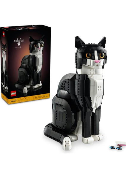 ® Ideas Smokinli Kedi 21349 - Yetişkinler için Model Yapım Seti (1710 Parça)