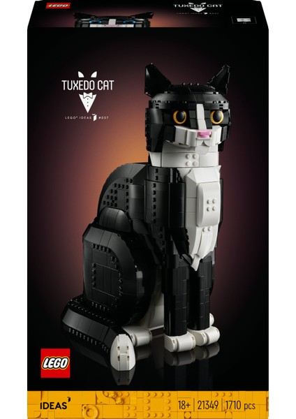 ® Ideas Smokinli Kedi 21349 - Yetişkinler için Model Yapım Seti (1710 Parça) modelleri