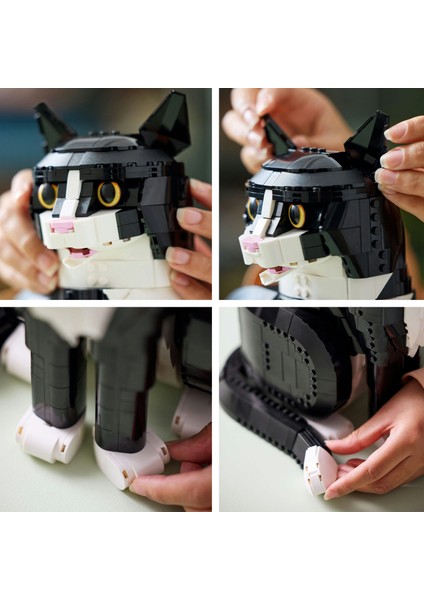 ® Ideas Smokinli Kedi 21349 - Yetişkinler için Model Yapım Seti (1710 Parça)