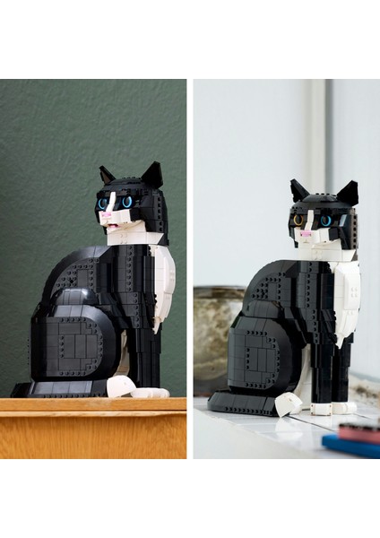 ® Ideas Smokinli Kedi 21349 - Yetişkinler için Model Yapım Seti (1710 Parça)