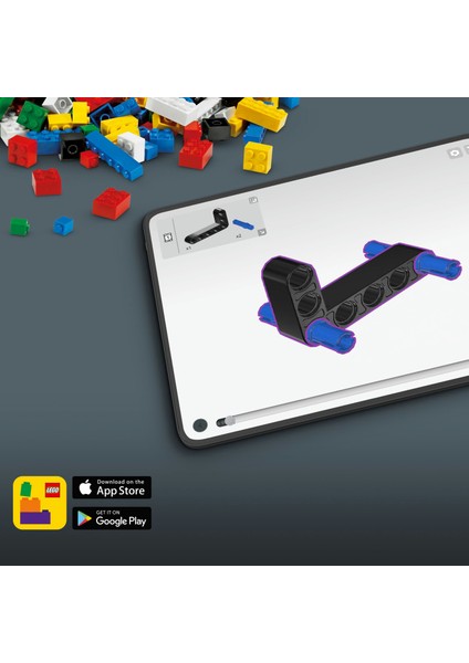 ® Technic Lamborghini Huracán Tecnica Turuncu 42196 - 9 Yaş & Üzeri Çocuklar için Yaratıcı Oyuncak Yapım Seti (806 P)