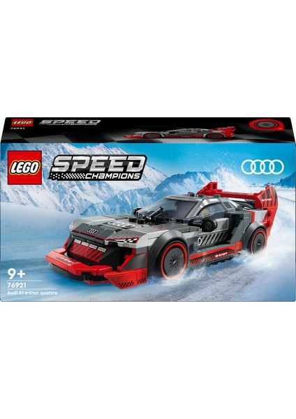 ® Speed Champions Audi S1 e-tron quattro Yarış Arabası 76921 - 9 Yaş & Üzeri Çocuklar için Oyuncak Model Yapım Seti (274 P) modelleri