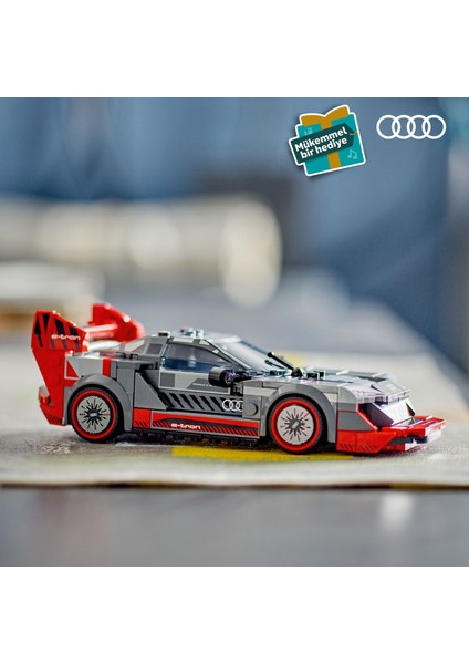 ® Speed Champions Audi S1 e-tron quattro Yarış Arabası 76921 - 9 Yaş & Üzeri Çocuklar için Oyuncak Model Yapım Seti (274 P) indirimleri