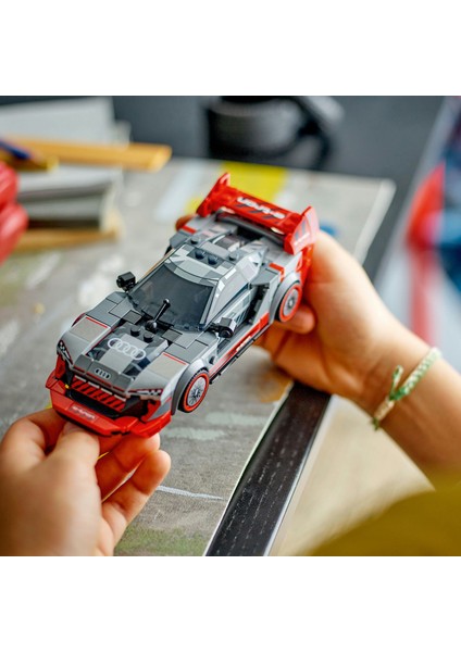 ® Speed Champions Audi S1 e-tron quattro Yarış Arabası 76921 - 9 Yaş & Üzeri Çocuklar için Oyuncak Model Yapım Seti (274 P)