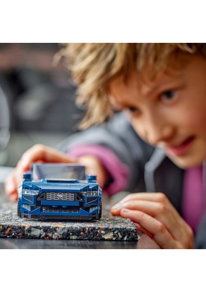 ® Speed Champions Ford Mustang Dark Horse Spor Araba 76920 - 9 Yaş & Üzeri Çocuklar için Oyuncak Model Yapım Seti (344 P)