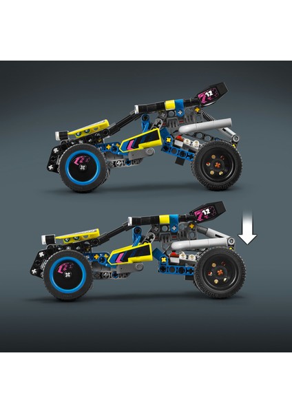 ® Technic Arazi Yarışı Arabası 42164 - 8 Yaş & Üzeri Çocuklar için Yaratıcı Oyuncak Model Yapım Seti (219 Pr)