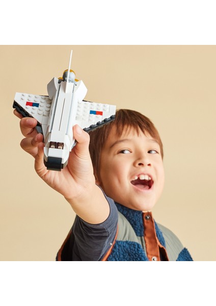 ® Creator Uzay Mekiği 31134 - 6 Yaş & Üzeri Çocuklar için Yaratıcı Oyuncak Yapım Seti (144 Parça)