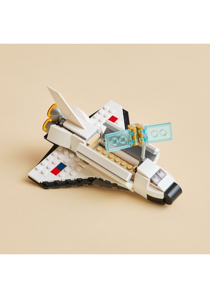 ® Creator Uzay Mekiği 31134 - 6 Yaş & Üzeri Çocuklar için Yaratıcı Oyuncak Yapım Seti (144 Parça)