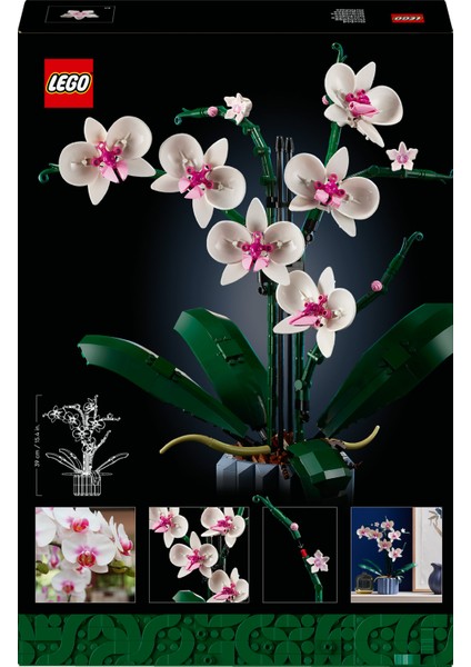 ® Botanicals Orkide 10311 - Yetişkinler için Koleksiyonluk ve Sergilenebilir Çiçek Modeli Yapım Seti (608 Parça) fırsatları