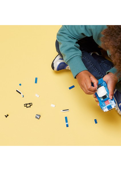 ® City Polis Arabası 60312 - 5 Yaş & Üzeri Çocuklar için Yaratıcı Oyuncak Yapım Seti (94 Parça)