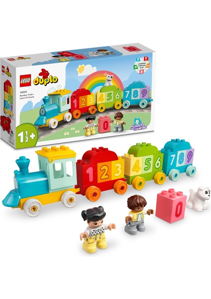 ® DUPLO My First Sayı Treni - Saymayı Öğren 10954 - 1½ Yaş & Üzeri Çocuklar için Eğitici Oyuncak Yapım Seti (23 Parça)