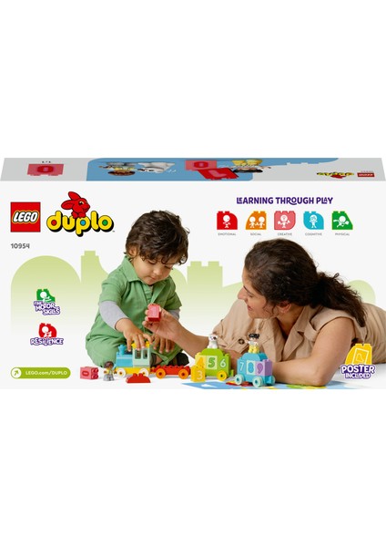 ® DUPLO My First Sayı Treni - Saymayı Öğren 10954 - 1½ Yaş & Üzeri Çocuklar için Eğitici Oyuncak Yapım Seti (23 Parça) fırsatları