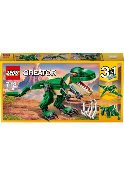 ® Creator Muhteşem Dinozorlar 31058 - 7 Yaş & Üzeri Çocuklar için Yaratıcı Oyuncak Yapım Seti (174 Parça) modelleri